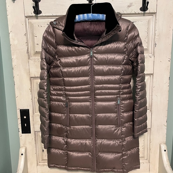 Andrew Marc Jackets & Blazers - Andrew Marc Women's Champaign Color Hooded Zip Puffer Coat Size M